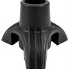 Tri-Support Rubber Walking Stick Ferrule 22"