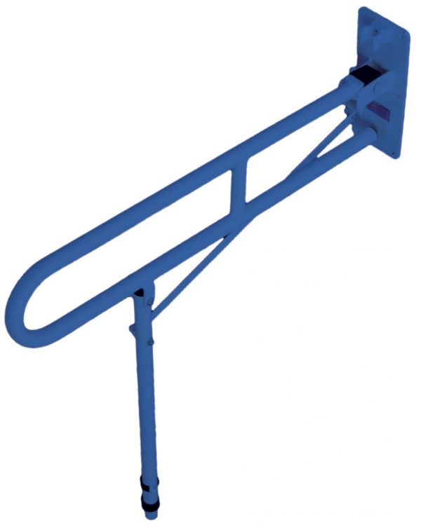 Solo Contract Hinged Arm Support-Blue 710x100x760mm